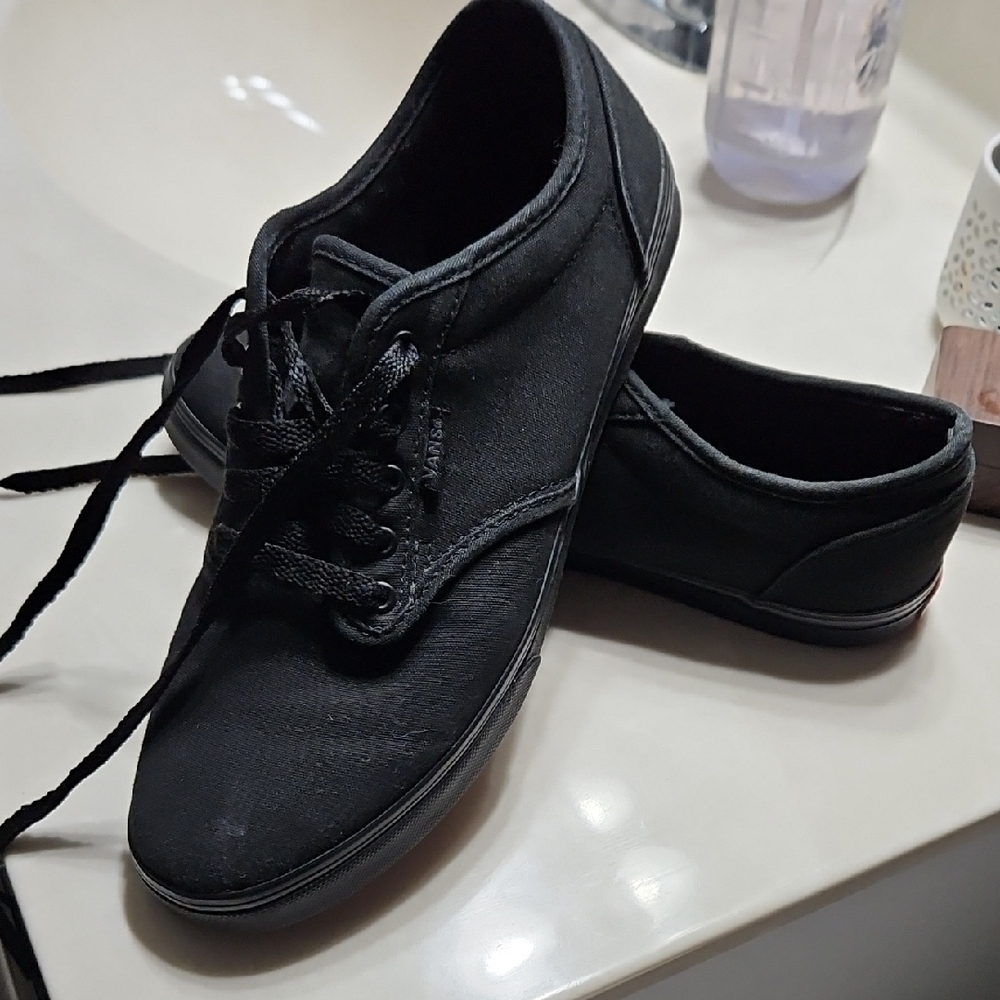 Vans Black Canvas Sneakers